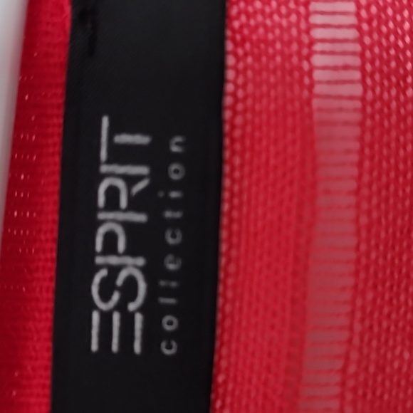 Esprit delicate cover up in sheer red - Picture 2 of 7